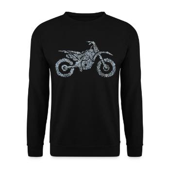 Moto MotoCycliste Tour - Sweat-shirt Unisexe - noir - Devant - Alina (178cm) & Michal (187cm)