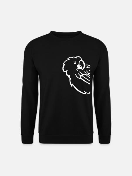 Funny Parrot Bird Lover Funny - Unisex Sweatshirt - black