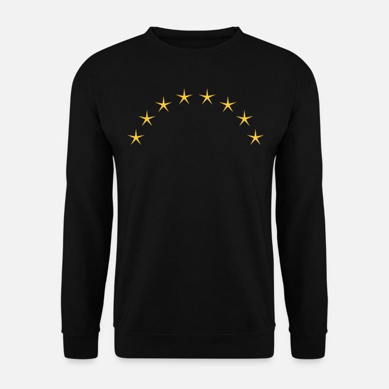Conception de l’arche d’étoile dorée - Sweat-shirt Unisexe - noir