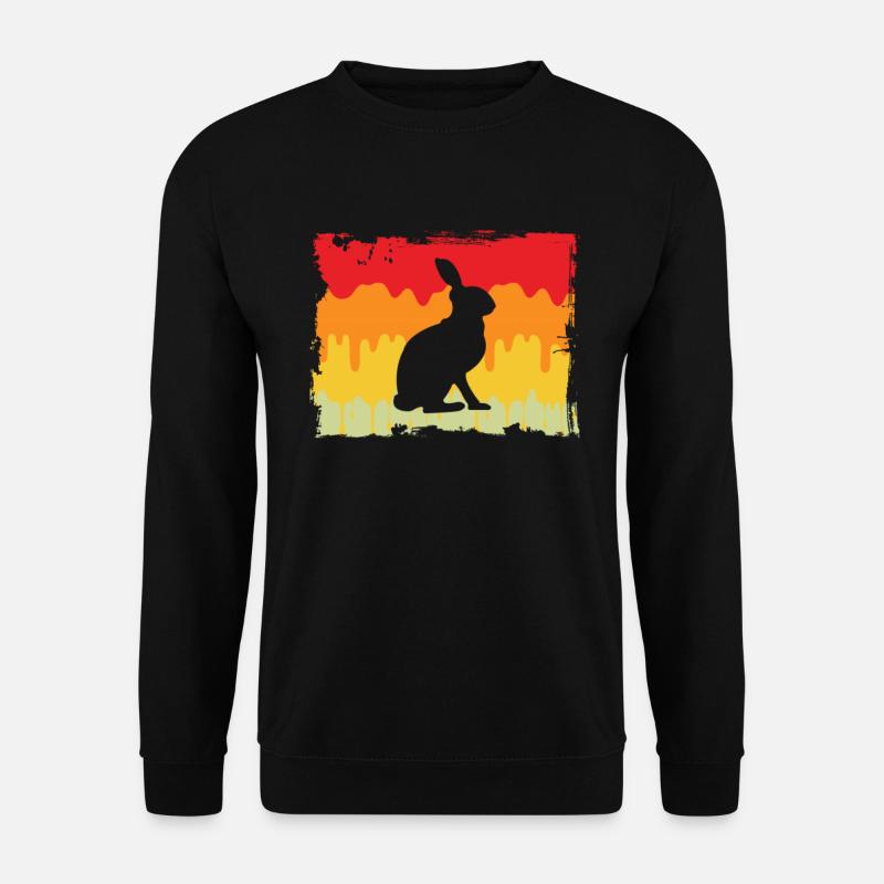 Rabbit Retro - Unisex Sweatshirt - black