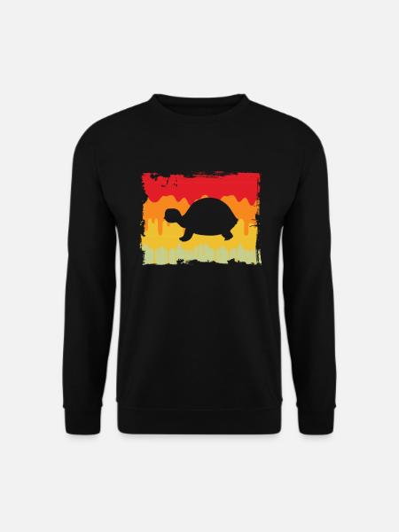 Turtle Retro - Unisex Sweatshirt - black