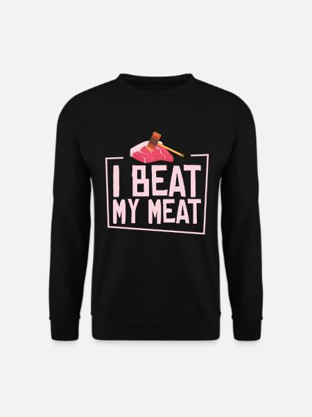 Chefkoch Kulinarisch Fleischliebhaber Kochen - Unisex Pullover - Schwarz