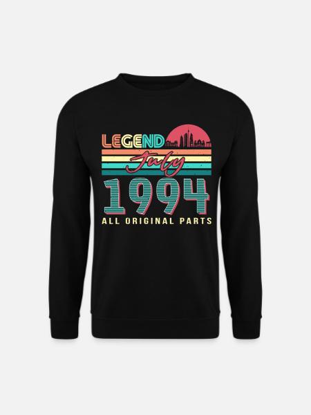 Geschenkidee Für Juli 1994 - Unisex Pullover - Schwarz