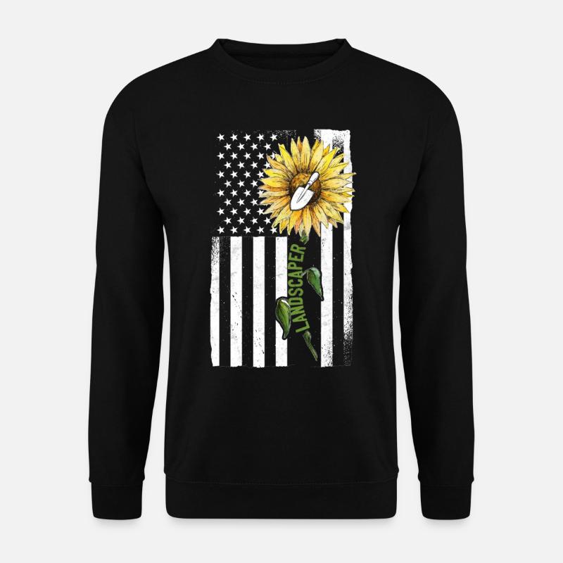 Landscaper Landscape Architect Usa - Unisex Sweatshirt - black