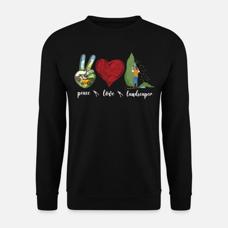 Landscaper Landscaping Landscape - Unisex Sweatshirt - black