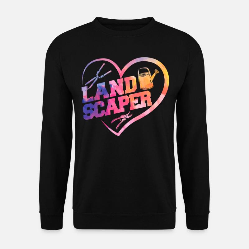 Landscaper Landscaping Landscape - Unisex Sweatshirt - black
