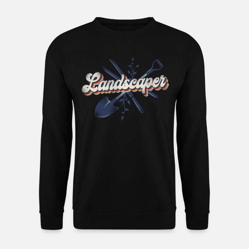 Landscaper Landscaping Landscape - Unisex Pullover - Schwarz