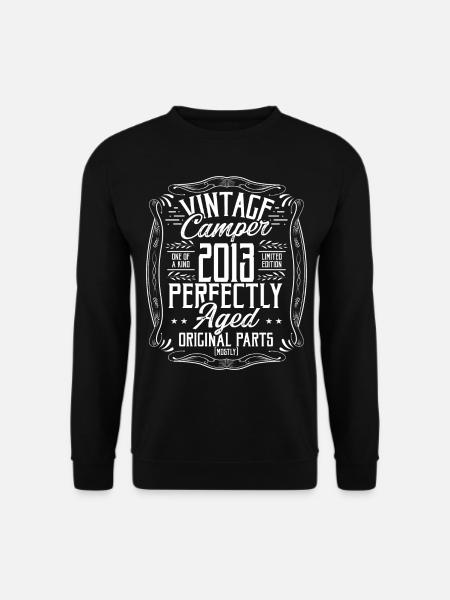 2013 Birthday Idea Camper Scout Camping 2013 - Unisex Pullover - Schwarz
