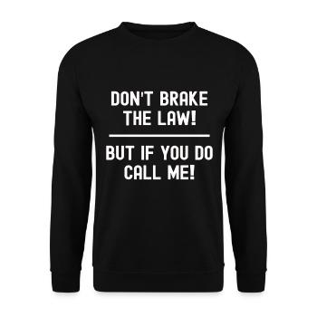 Cadeau Tshirt de la fête des pères Papa Papa Papa Papa Papa Papa Papa - Sweat-shirt Unisexe - noir - Devant - Alina (178cm) & Michal (187cm)