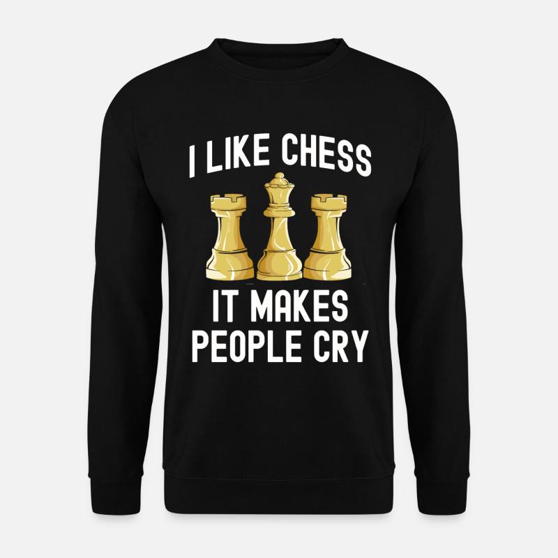 Échecs - Sweat-shirt Unisexe - noir