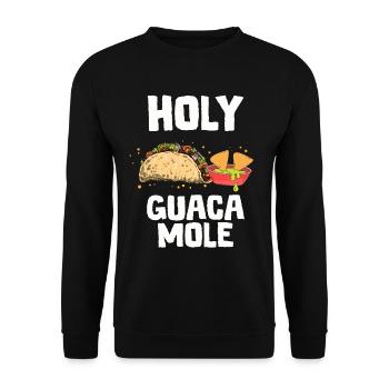 Taco Mexico Food Fast Food Nachos Fiesta Salsa - Unisex Sweatshirt - black - Front - Alina (178cm) & Michal (187cm)
