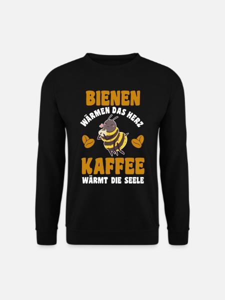Kaffee Imker Imkerei Biene Bienen - Unisex Pullover - Schwarz