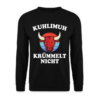 Österreich Flagge Wien Tirol Steiermark Austria - Unisex Pullover - Schwarz - Vorne - Alina (178cm) & Michal (187cm)