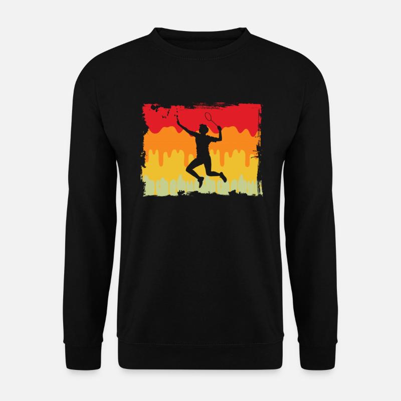 Badminton Retro - Unisex Sweatshirt - black