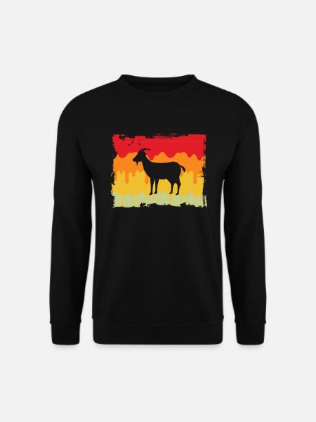 Goat Retro - Unisex Sweatshirt - black
