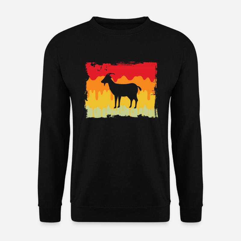 Goat Retro - Unisex Sweatshirt - black
