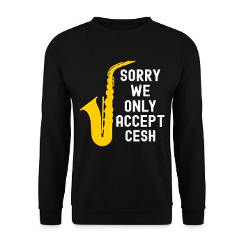 Jazz Tshirt - Unisex Pullover - Schwarz - Vorne - Alina (178cm) & Michal (187cm)