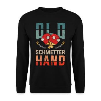 Tennis de table Tennis de table Tennis De table Cadeau Ping Pong - Sweat-shirt Unisexe - noir - Devant - Alina (178cm) & Michal (187cm)