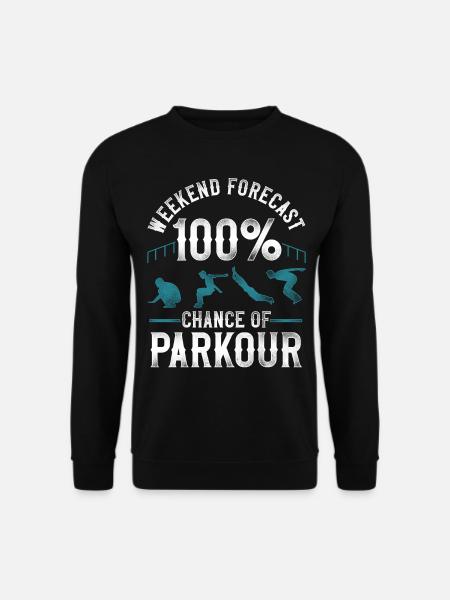 Parkour Free Running Traceur - Unisex Sweatshirt - black