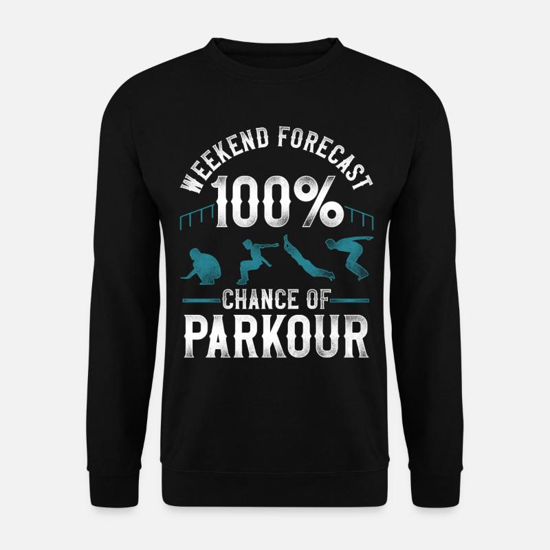 Parkour Free Running Traceur - Unisex Sweatshirt - black