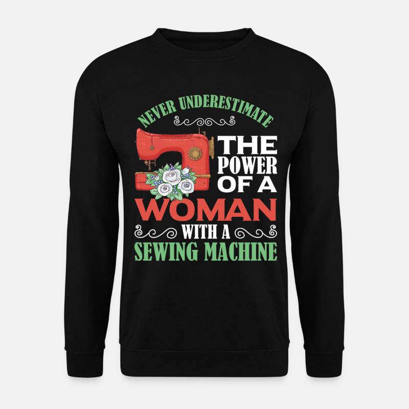 Sewing Quilting Machines Quilting Supplies Fabric - Unisex Pullover - Schwarz