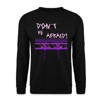 Angry Anime - Unisex Pullover - Schwarz - Vorne - Alina (178cm) & Michal (187cm)