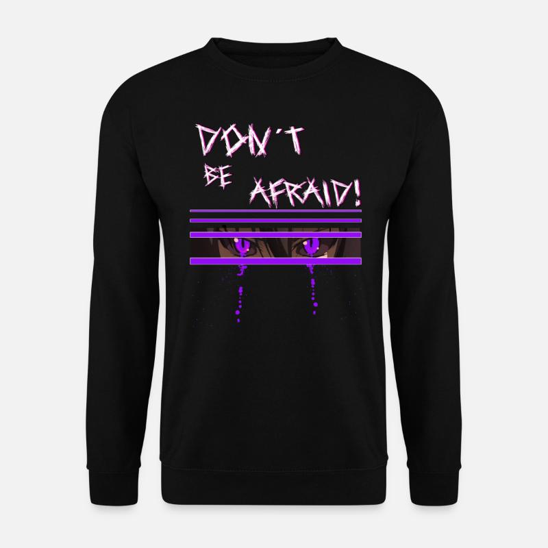 Anime en colère - Sweat-shirt Unisexe - noir