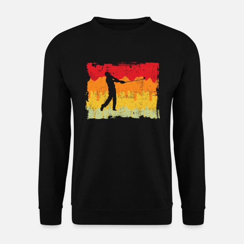 Golf Retro - Unisex Pullover - Schwarz