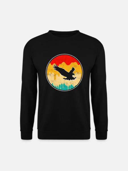 Adler Retro - Unisex Sweatshirt - black