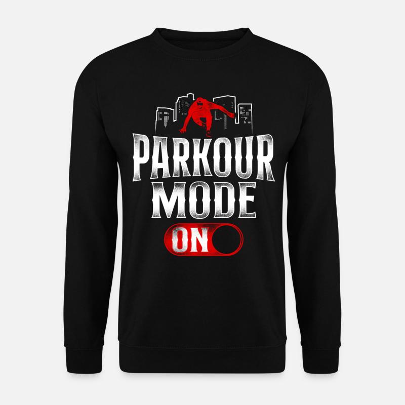Parkour Free Running Traceur - Unisex Sweatshirt - black