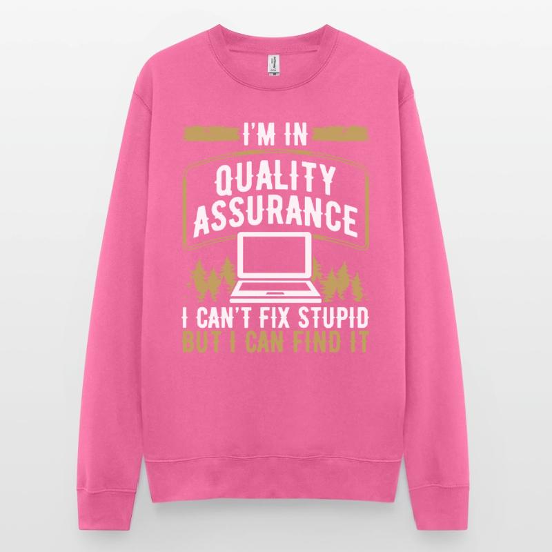 Quality Assurance Testing QA Engineering Code Test Unisex Pullover