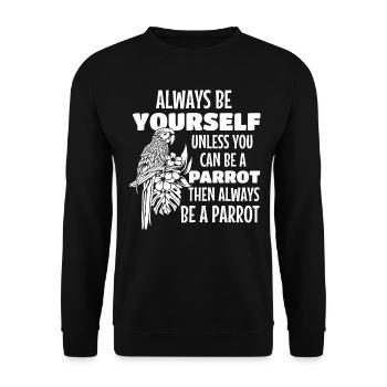Soyez toujours vous-même, à moins que vous ne puissiez utiliser un - Sweat-shirt Unisexe - noir - Devant - Alina (178cm) & Michal (187cm)