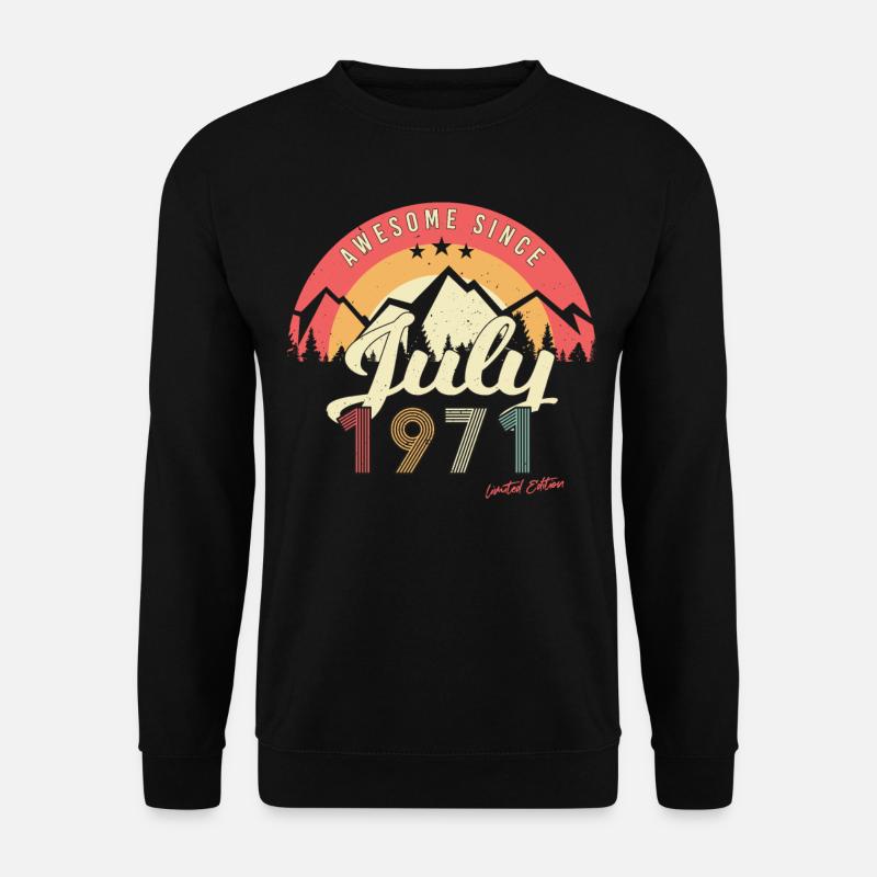 Retro in July 1971 - Unisex Sweatshirt - black