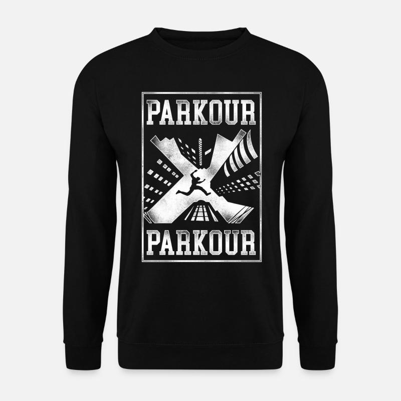 Parkour Free Running Traceur - Unisex Sweatshirt - black
