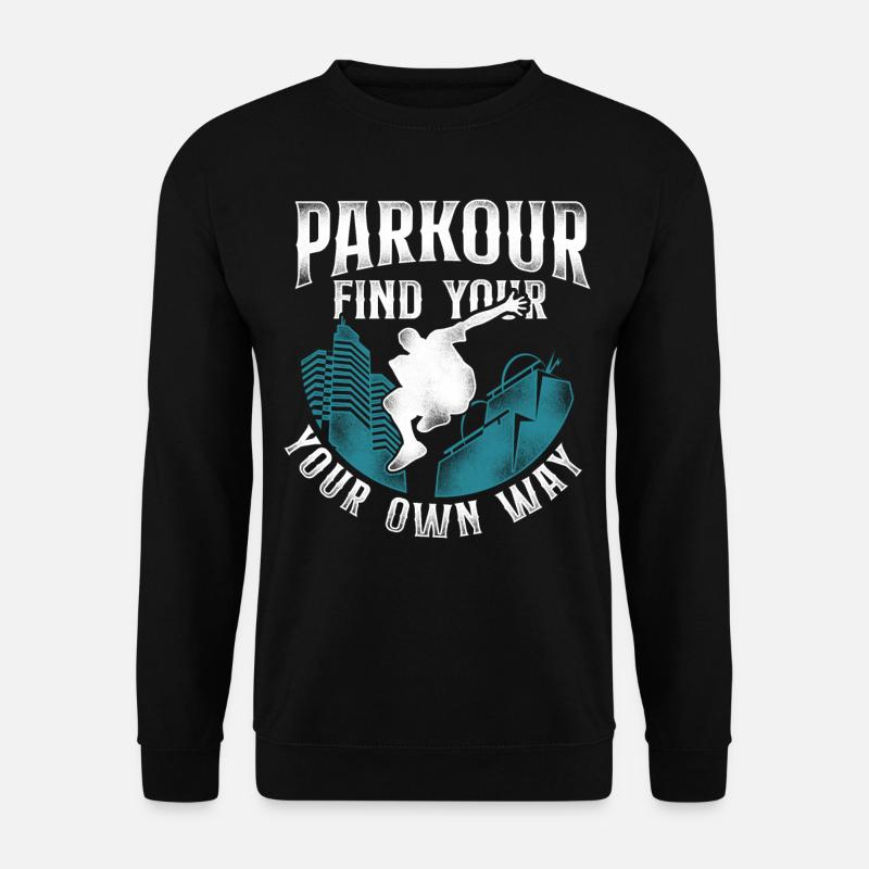 Parkour Free Running Traceur - Unisex Sweatshirt - black