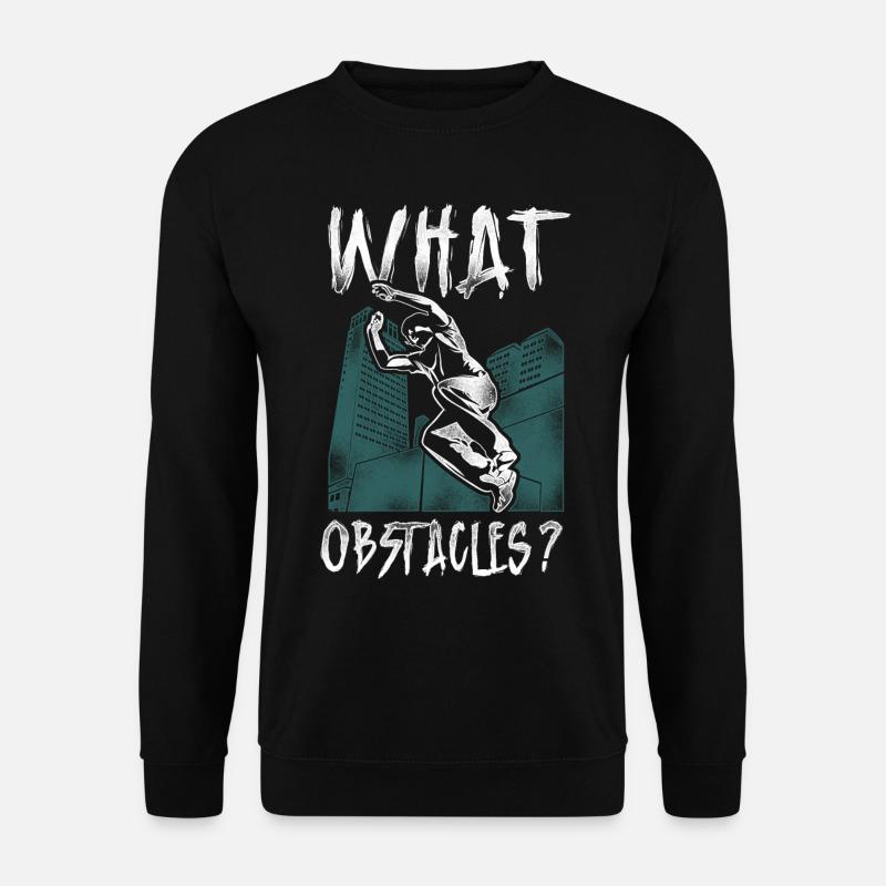 Parkour Free Running Traceur - Unisex Sweatshirt - black
