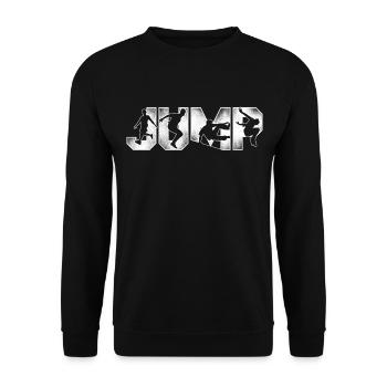 Parkour Free Running Traceur - Sweat-shirt Unisexe - noir - Devant - Alina (178cm) & Michal (187cm)
