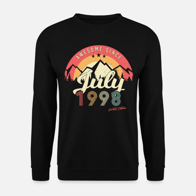 Mois de naissance Juillet 1998 - Sweat-shirt Unisexe - noir