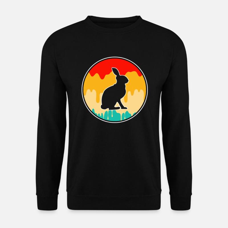 Rabbit Retro - Unisex Sweatshirt - black