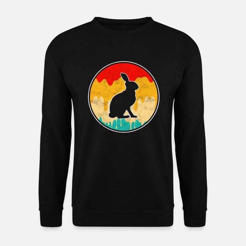 Rabbit Retro - Unisex Sweatshirt - black