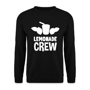 Lemonade Crew Juice Stand - Unisex Pullover - Schwarz - Vorne - Alina (178cm) & Michal (187cm)