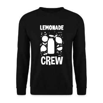 Lemonade Crew Juice Stand - Unisex Pullover - Schwarz - Vorne - Alina (178cm) & Michal (187cm)