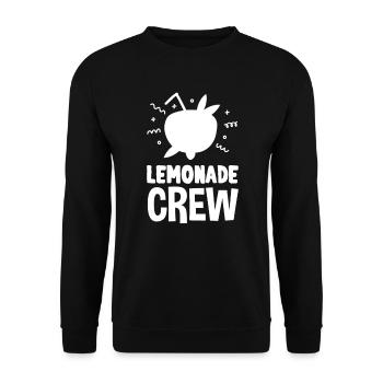 Lemonade Crew Juice Stand - Unisex Pullover - Schwarz - Vorne - Alina (178cm) & Michal (187cm)