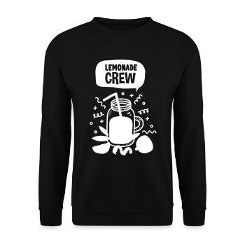 Lemonade Crew Juice Stand - Unisex Pullover - Schwarz - Vorne - Alina (178cm) & Michal (187cm)