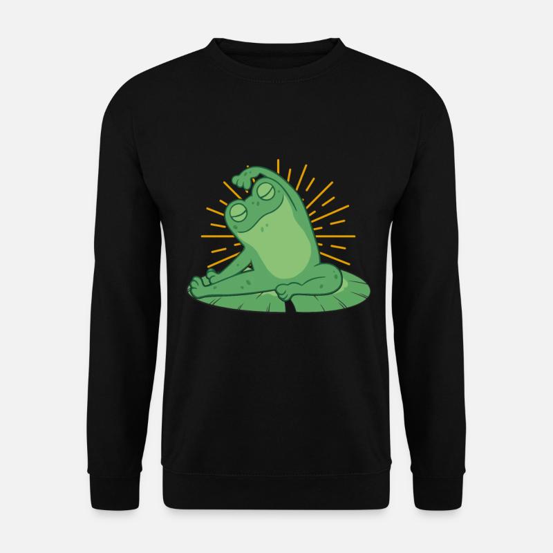 Frog Yoga - Unisex Sweatshirt - black