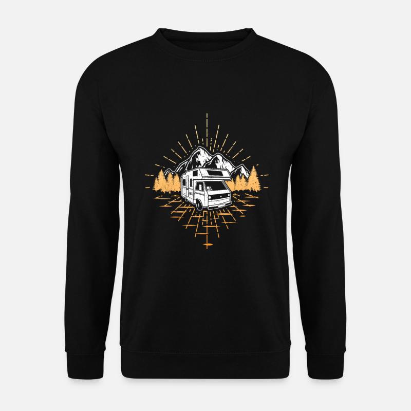 Motorhome Campervan - Unisex Sweatshirt - black