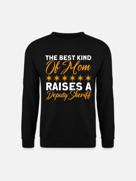 Mama Hilfssheriff Mama Mutter - Unisex Pullover - Schwarz