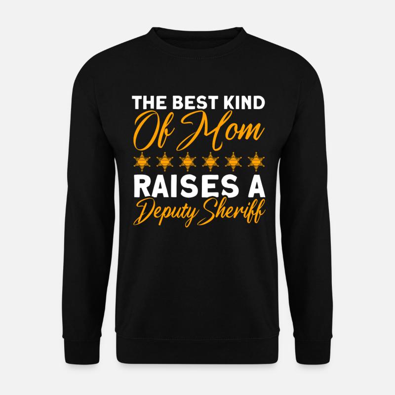 Mama Hilfssheriff Mama Mutter - Unisex Pullover - Schwarz
