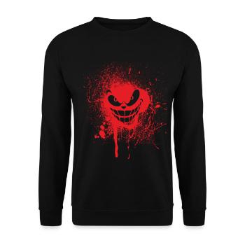 Joker Blood Design - Sweat-shirt Unisexe - noir - Devant - Alina (178cm) & Michal (187cm)