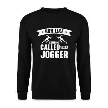 Jogger Runner Marathon Jogging Ski de fond - Sweat-shirt Unisexe - noir - Devant - Alina (178cm) & Michal (187cm)